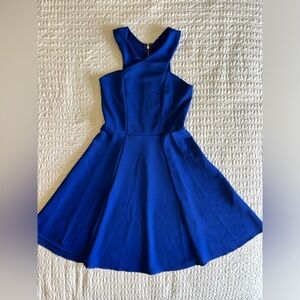 Express Bright Blue Dress